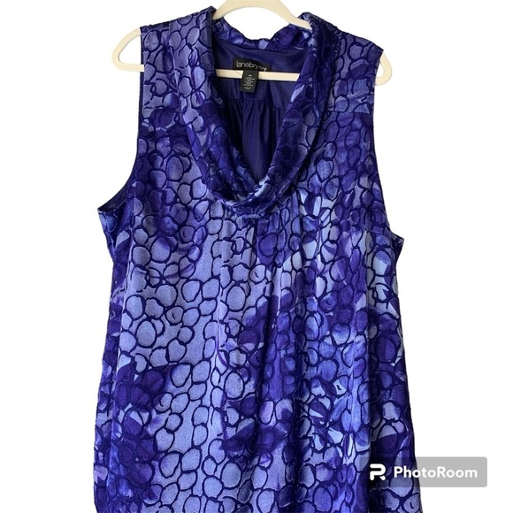 Lane‎ Bryant purple cowl neck tunic shift dress. Size 26 - Picture 3 of 9